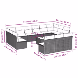 VidaXL 3250227 set mobili da esterno