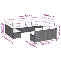VidaXL 3250231 set mobili da esterno - Vista aggiuntiva 3