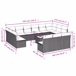 VidaXL 3250239 set mobili da esterno