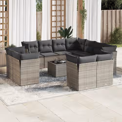 VidaXL 3250349 set mobili da esterno Grigio scuro - Vista aggiuntiva 2