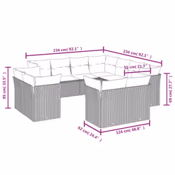 VidaXL 3250362 set mobili da esterno - Vista aggiuntiva 3