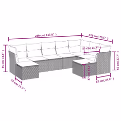 VidaXL 3250418 set mobili da esterno