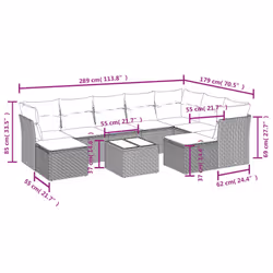 VidaXL 3250419 set mobili da esterno