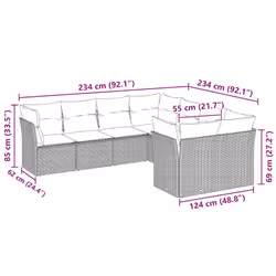 VidaXL 3250431 set mobili da esterno - Vista aggiuntiva 3