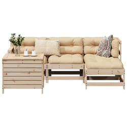 Set Divani da Giardino 5 pz in Legno Massello di Pinocod mxl 92805