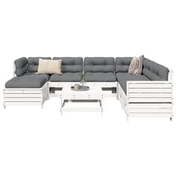VidaXL 3250565 set mobili da esterno Bianco