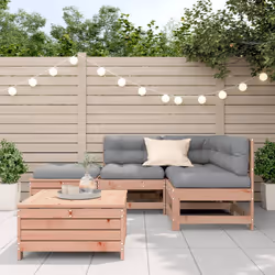 Set Divani Giardino 5 pz con Cuscini Legno Massello di Douglascod mxl 116299 - Vista aggiuntiva 3