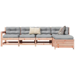 Set Divani da Giardino 5 pz in Legno Massello Abete Douglas Vidaxl 968759