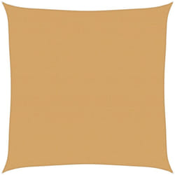 Vidaxl - Vela Parasole 160 g/m² Quadrata Sabbia 7x7 m in hdpe 564047
