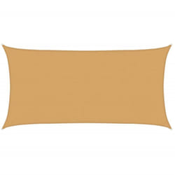 Vela Parasole 160 g/m² Rettangolare Sabbia 2x4 m in hdpe Vidaxl 704858