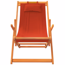VidaXL 3214480 sedia da esterno Terrazzo Seduta imbottita Eucalipto, Poliestere Rosso - Vista aggiuntiva 4
