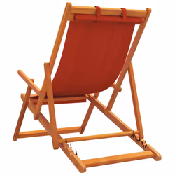VidaXL 3214480 sedia da esterno Terrazzo Seduta imbottita Eucalipto, Poliestere Rosso - Vista aggiuntiva 6