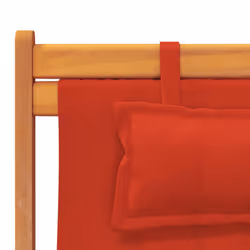 VidaXL 3214480 sedia da esterno Terrazzo Seduta imbottita Eucalipto, Poliestere Rosso - Vista aggiuntiva 8