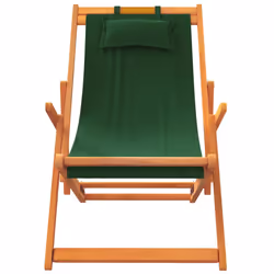 VidaXL 3214485 sedia da esterno Terrazzo Seduta imbottita Eucalipto, Poliestere Verde - Vista aggiuntiva 4