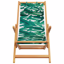 VidaXL 3214489 sedia da esterno Terrazzo Seduta imbottita Eucalipto, Poliestere Verde - Vista aggiuntiva 4