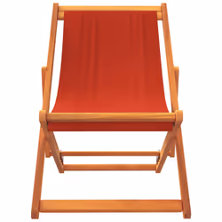 VidaXL 3214491 sedia da esterno Terrazzo Seduta imbottita Eucalipto, Poliestere Rosso - Vista aggiuntiva 4