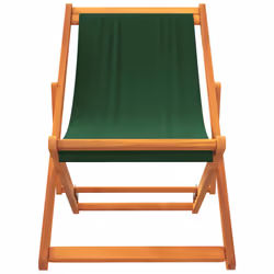 VidaXL 3214496 sedia da esterno Terrazzo Seduta imbottita Eucalipto, Poliestere Verde - Vista aggiuntiva 4