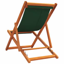 VidaXL 3214496 sedia da esterno Terrazzo Seduta imbottita Eucalipto, Poliestere Verde - Vista aggiuntiva 6