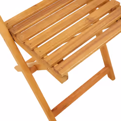 VidaXL 3214603 sedia da esterno Terrazzo Seduta imbottita Legno di acacia Nero - Vista aggiuntiva 8