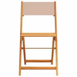 VidaXL 3214616 sedia da esterno Terrazzo Seduta imbottita Legno di acacia, Poliestere Grigio talpa - Vista aggiuntiva 5