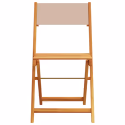 VidaXL 3214617 sedia da esterno Terrazzo Seduta imbottita Legno di acacia, Poliestere Grigio talpa - Vista aggiuntiva 4