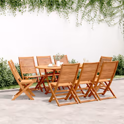 VidaXL 3214473 sedia da esterno Terrazzo Seduta imbottita Legno di acacia