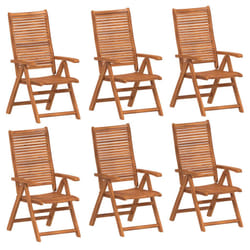 VidaXL 3214478 sedia da esterno Terrazzo Seduta imbottita Legno di acacia