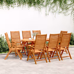 VidaXL 3214479 sedia da esterno Terrazzo Seduta imbottita Legno di acacia - Vista aggiuntiva 2