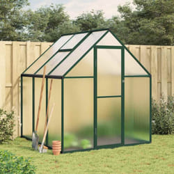 Telaio Serra con Base Verde 169x169x195 cm in Alluminio Vidaxl