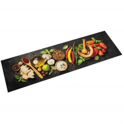 Vidaxl - Tappeto da Cucina Lavabile Spezie 45x150 cm Velluto 80719