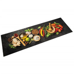 Vidaxl - Tappeto da Cucina Lavabile Spezie 60x180 cm Velluto 31330