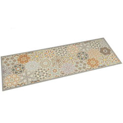 Vidaxl - Tappeto da Cucina Lavabile Pastello Esagono 45x150 cm Velluto 77555