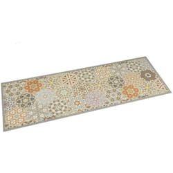 Vidaxl - Tappeto da Cucina Lavabile Pastello Esagono 60x180 cm Velluto