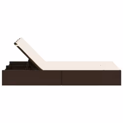 VidaXL 368629 sedia da esterno Salone Seduta imbottita Rattan sintetico, Acciaio Crema, Bianco - Vista aggiuntiva 4