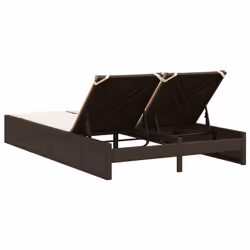 VidaXL 368629 sedia da esterno Salone Seduta imbottita Rattan sintetico, Acciaio Crema, Bianco - Vista aggiuntiva 5