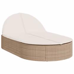 VidaXL 368649, Salone, Seduta imbottita, Rattan sintetico, Acciaio, Grigio, 110 kg, 2000 mm