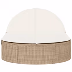VidaXL 368649 sedia da esterno Salone Seduta imbottita Rattan sintetico, Acciaio Grigio