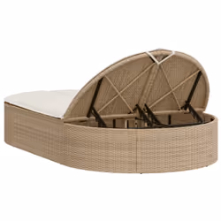 VidaXL 368649 sedia da esterno Salone Seduta imbottita Rattan sintetico, Acciaio Grigio - Vista aggiuntiva 5