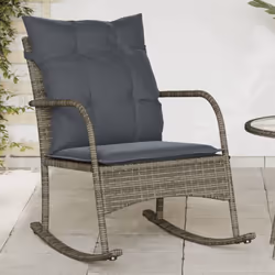 Rilassatevi e godetevi la vita all'aria aperta su questa comoda sedia a dondolo da giardino! Materiale resistente: Il rattan ...