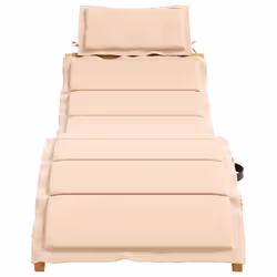 VidaXL 3214835 sedia da esterno Legno di acacia Beige - Vista aggiuntiva 4
