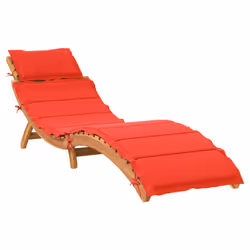 VidaXL 3214837 sedia da esterno Legno di acacia Rosso - Vista aggiuntiva 5