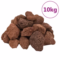 Rocce Vulcaniche 10 kg Rosse 5-8 cmcod mxl 91215 - Vista aggiuntiva 2