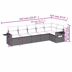 VidaXL 3220201 set mobili da esterno - Vista aggiuntiva 8