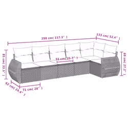 VidaXL 3221402 set mobili da esterno - Vista aggiuntiva 7
