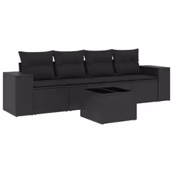VidaXL 3222274, Nero, Malacca, Acciaio, 110 kg, Adulti e bambini, 830 mm, 620 mm