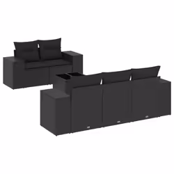 VidaXL 3222294, Nero, Malacca, Vetro temperato, 110 kg, Adulti e bambini, 550 mm, 550 mm