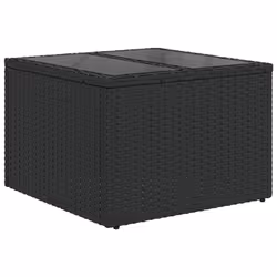 Set Divani da Giardino con Cuscini 8 pz Nero in Polyrattancod mxl 89777 - Vista aggiuntiva 3