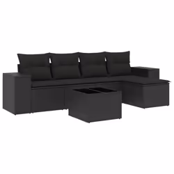 VidaXL 3222494, Nero, Malacca, Vetro temperato, 110 kg, Adulti e bambini, 550 mm, 550 mm