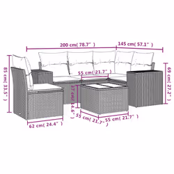 VidaXL 3222581 set mobili da esterno - Vista aggiuntiva 8