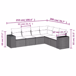 VidaXL 3222611 set mobili da esterno - Vista aggiuntiva 7